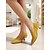 economico tacchi kitten-Scarpe con tacco a spillo da donna in maglia con punta a punta – décolleté da ufficio leggere e traspiranti con tacco medio, ideali per gli spostamenti quotidiani, abbigliamento da lavoro, conferenze e outfit casual eleganti