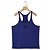 baratos Tops de ginásio-Homens Malha Íntima Colete camisa sem manga Camiseta muscular de ginástica Sem Manga Decote U Decote em U Verão Tecido Moda Esportivo Clássico 2 Peças Multi-pack Casual Ginásio Esportes