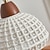 billige Øylys-LED-pendellampe i marmor med metallfinish, justerbare mini-keramiske pendellamper for kjøkken over vask, spisestue, varmhvit, 110–220 V-pære inkludert