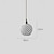 economico Luci Isola cucina-Lampada a sospensione a LED, luce bianca calda, base decorativa, lampada a sospensione, luce interna regolabile, paralume in ceramica traslucida con motivo, lampada a sospensione da soffitto, sala da