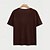abordables T-shirts décontractés pour hommes-Homme T-shirt gaufré T-shirt Chemise à manches courtes Manche Courte Décolleté plongeant Été Uni Mode Designer Basique Jacquard Vacances Rue Sortir Noir Rouge bleu marine T-shirt haut de gamme pour