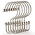 cheap Shower Curtains-Shower Curtain Hooks, 12 Pcs Shower Curtain Rings, Durable Rust Proof Black Shower Curtain Hooks, Shower Rings for Curtain, Double Glide Shower Curtain Hooks for Shower Curtain Rods