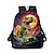 cheap Kids &amp; Teen Backpacks-Kids' 3-Piece Dinosaur Backpack Set with Lunch Bag and Pencil Case, T-Rex Print, Lightweight School Bag for Boys, Girls and Elementary Students