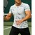 abordables Chemise pour homme-US Open Homme T-shirt de sport Chemise de tennis T-shirt de tennis Manches courtes Respirant Évacuation de l&#039;Humidité Évacuation de la transpiration Yoga Tennis Le golf Col ras du cou Teinture par
