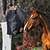 abordables Soins et soutien aux animaux-Mangeoire à foin en bois de cheval, sac à foin à alimentation lente, sac à foin pour cheval, sac à foin en filet pour cheval 600 d cheval chèvre lait vache alpaga mouton