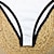 abordables Surf Tankinis &amp; Bikinis-Femmes Maillot de bain 1 pièce Dos Nu Maillot de Bain Patchwork Maillots de Bain Noir Blanche Respirant Séchage Rapide Sans manches - Natation Surf Plongée en apnée Été