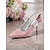 billige Cocktail-Dame satin slingback peep-toe hæle med elegant sløjfe - stilfulde hæle til cocktailparties og aftentøj