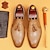 Χαμηλού Κόστους Δερμάτινα Loafers Premium-Ανδρικά μοκασίνια σε καφέ χρώμα με λεπτομέρειες φούντας – κομψά και άνετα υποδήματα για γάμους, επαγγελματικές συναντήσεις και βραδινές εκδηλώσεις