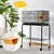 cheap Animal Support &amp; Care-Pet Hanging Hammock Warm Nest Bed Removable Washable Bird Cage Perch For Parrot Hamster large yellow