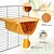 cheap Animal Support &amp; Care-Pet Hanging Hammock Warm Nest Bed Removable Washable Bird Cage Perch For Parrot Hamster large yellow