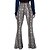 levne Spodní části-Retro Cikánský 70. léta Kalhoty Bell Bottoms světlé legíny Roztažené kalhoty Disko Vysoký pas Etno Maškarní kostým Dámské předvečer Všech svatých Karneval Dovolená hudební festival Festival Dospělé