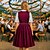 cheap Dirndl-Oktoberfest Dress Trachtenkleider Dirndl Blouse Maid Bavarian German Wiesn Women&#039;s Beer Festival Traditional Style Cloth Blouse Dress Apron