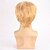 baratos Perucas Casam-Perucas sintéticas Kinky Liso Reta natural Corte Assimétrico Partida Profunda Fabrico à Máquina Peruca 10 polegadas A1 Cabelo Sintético Mulheres Clássico Confortável Cores Gradiente Loiro