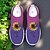economico Sneakers da donna-Sneakers slip-on da donna in maglia grigia con stampa di girasoli – scarpe casual leggere da passeggio per viaggi, uso quotidiano e gite primaverili