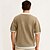 abordables Polo classique pour homme-Homme Polo Pull polo en tricot Affaires Occasionnel Col en V Manche Courte Formel Bloc de Couleur Nouveauté Été Toutes saisons Noir Blanche Kaki Vert Véronèse Polo