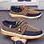 billige Sneakers til herrer-herrebrune og marineblå casual joggesko med moderne design – trendy, allsidige, egnet for både uformelle og semi-formelle anledninger