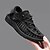 abordables Sandalias de Vacaciones-Zapatillas deportivas para hombre en color beige y tostado, con parte superior de punto y suela flexible para actividades al aire libre y uso diario.