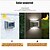 cheap Outdoor Wall Lights-Solar Wall Lights Outdoor Stainless 6LED Waterproof Wall Lamp for Balcony Patio Courtyards Fence Lamps Nighttime Decor Easy Instal Garden Decor Solar Outdoor Wall Light