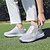 tanie Męskie buty golfowe-męskie białe buty golfowe z podeszwą multi-traction - lekka, przewiewna konstrukcja do uprawiania sportów na świeżym powietrzu