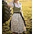 voordelige Dirndl-Oktoberfest Jurken Dirndl Trachtenkleider hulp in de huishouding Bavarian Duits Weiden Dames Doek in traditionele stijl Kleding Schort Zonder blouse