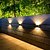 cheap Outdoor Wall Lights-Solar Wall Lights Outdoor Stainless 6LED Waterproof Wall Lamp for Balcony Patio Courtyards Fence Lamps Nighttime Decor Easy Instal Garden Decor Solar Outdoor Wall Light
