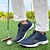 preiswerte Herren Golfschuhe-Herren Sneaker Golfschuhe Mikrofaser Wasserdicht Bequem Rutschfest Loafer Schwarz Weiß Blau