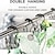 Dubbele hoofddouches gordijnhaken ringen roestvrijstalen zware roller dubbele glijdende douchehaken voor badkamer douchegordijnen voeringen gepolijste douchegordijnringen set van 12 voordelige Douchegordijnen-Dubbele hoofddouches gordijnhaken ringen roestvrijstalen zware roller dubbele glijdende douchehaken voor badkamer douchegordijnen voeringen gepolijste douchegordijnringen set van 12