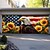 abordables Banners de Garaje y Puerta-Decoraciones para puertas del 4 de julio Cubierta de puerta de garaje Bandera Patriótica Americana Águila Banner exterior Fondo grande para decoración de puerta de garaje de vacaciones Pared de casa