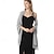 voordelige Sjaals-chiffon sjaals en omslagdoeken voor avondjurken dames elegante zachte sjaal bruidssjaal bruidsstola