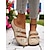 abordables Zuecos y sandalias de mujer-Mules con correa de hebilla recortada y bordado para mujer: zapatos casuales florales de inspiración vintage, ideales para paseos de primavera y estilo diario.