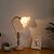 abordables lampe de chevet-Lanterne à fleurs moderne en verre soufflé, lampe de chevet, veilleuse, 4 modes de couleur, intensité variable, pour chambre à coucher, salon, culot E27