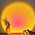 preiswerte Innenbeleuchtung-Sechseckige Katzenaugen-Wandlampe, Schrankbeleuchtung, Sonnenuntergangslampe, Projektor, Sonnenuntergangslicht, batteriebetriebene Touch-Tap-Leuchten zum Ein-/Ausschalten, Aufsteckleuchten für