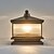 ieftine Post Light-Lampă de exterior modernă cu stâlpi pentru gard exterior, cu abajur acrilic, finisaj negru, stâlpi pătrați impermeabili IP65 pentru verandă, ușă, curte din față