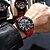 baratos Relógios Quartz-912 Novo Relógio de Noite à Prova D'Água Multifuncional de Luxo Masculino Pulseira de Silicone Relógio de Quartzo Masculino