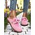 billiga Träskor och tofflor till damer-Dammockasiner med mjuk sula – rosa loafers med fransar, lätt slip-on-design med utskärningar, perfekt för trädgårdspromenader och avslappnade utflykter