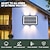 cheap Outdoor Wall Lights-Solar Wall Lights Outdoor Up and Down Lights 4 Lamp Beads (Up 4/Down 4) Waterproof Outside LED Wall Washer Lighting for Step Wall Fence Yard Patio Garden Walkway Porch Decorations