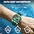 baratos Relógios Quartz-Relógio Casual Masculino 901 – Relógio de Pulso Luminous Impermeável com Pulseira de Silicone Macia e Exibição de Data