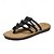 abordables Sandalias de Vacaciones-Sandalias casuales tejidas para hombre con correas ajustables, cómodas y transpirables, perfectas para salidas de verano y ropa de playa.