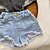 billige Underdele-Børn Pige Shorts Helfarve Yndig Lomme udendørs 4-12 år Sommer Sort Blå