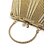 billige Hånd- og aftentasker-Kvinders glimmerpyntede aftenclutch med vintage guldhåndtag – elegant formel håndtaske til bryllupper, fester og cocktailarrangementer