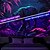 זול שטיחי קיר של Blacklight-שטיחים שחורים זוהרים בחושך מסיבת זוהר ריאקטיבית UV בעלי חיים יער טיגריס השבטים בטבע קישוטי תצוגה לחדרי סלון חדר שינה