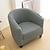 abordables Cubierta de sillón y silla sin brazo-Funda geométrica para sillón de club, funda para sillón de bañera, protector antideslizante para muebles con base elástica, funda de sofá súper suave para mostrador de bar de hotel y sala de estar.