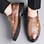 abordables Sandalias de Vacaciones-Sandalias de piel marrón para hombre con diseño de corte transpirable: calzado cómodo para verano, playa y actividades al aire libre.