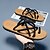 preiswerte Urlaubsandalen-Schwarz-weiße Riemchensandalen für Herren, leicht und stylisch mit flexibler Passform, perfekt für den Alltag, lässige Outdoor-Abenteuer und den Urlaub