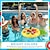 billiga Bevattning-flytande dryckeshållare för pool, flytande cabanabar, dryckeshållare för bubbelpool för vuxna, uppblåsbara pooltillbehör