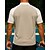 abordables Chemise pour homme-Homme Haut de tennis Manches courtes Patchwork Respirant Séchage Rapide Yoga Tennis Le golf Col zippé Patchwork Blanche Vert Kaki Vêtements de tennis