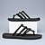 abordables Sandalias de Vacaciones-Sandalias casuales tejidas para hombre con correas ajustables, cómodas y transpirables, perfectas para salidas de verano y ropa de playa.