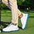 billiga Herrars golfskor-svarta och vita golfskor för män med spetsad sula, ventilerande ovandel och lätt design för komfort och stöd på golfbanan