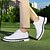 cheap Men&#039;s Golf Shoes-Men&#039;s Classic Black and White Golf Shoes with Faux Leather Upper - Versatile Design for Golf and Casual Wear