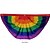 billige Pride-parade des-2stk rainbow pride bunting flagg regnbue gay pride plissert fan flagg banner for gay pride lgbtq parader feiring utendørs pride hage dekorasjoner